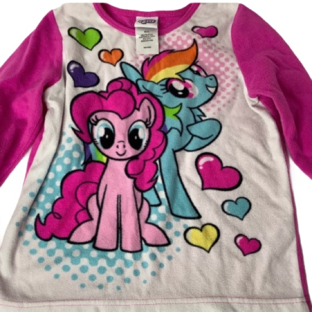 My Little Pony Fuzzy Long Sleeve Pajama Top